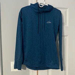 Ladies Adidas Golf Deep Blue Pullover Hoodie